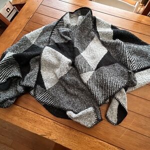 World market poncho sweater OS